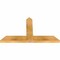 Ekena Millwork Portland Rough Sawn Timber Gable Bracket, Western Red Cedar, 36"W x 21"H x 2"D x 4"F, 14/12 Pitch GBW036X21X0204POR00RWR - alternate 2